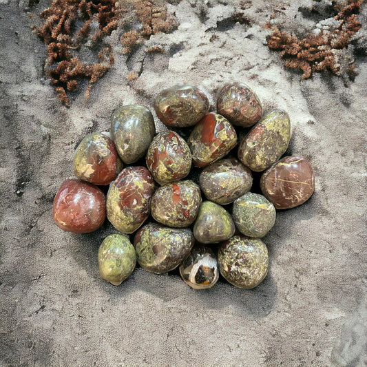 Dragon Blood Jasper Tumbled Stone