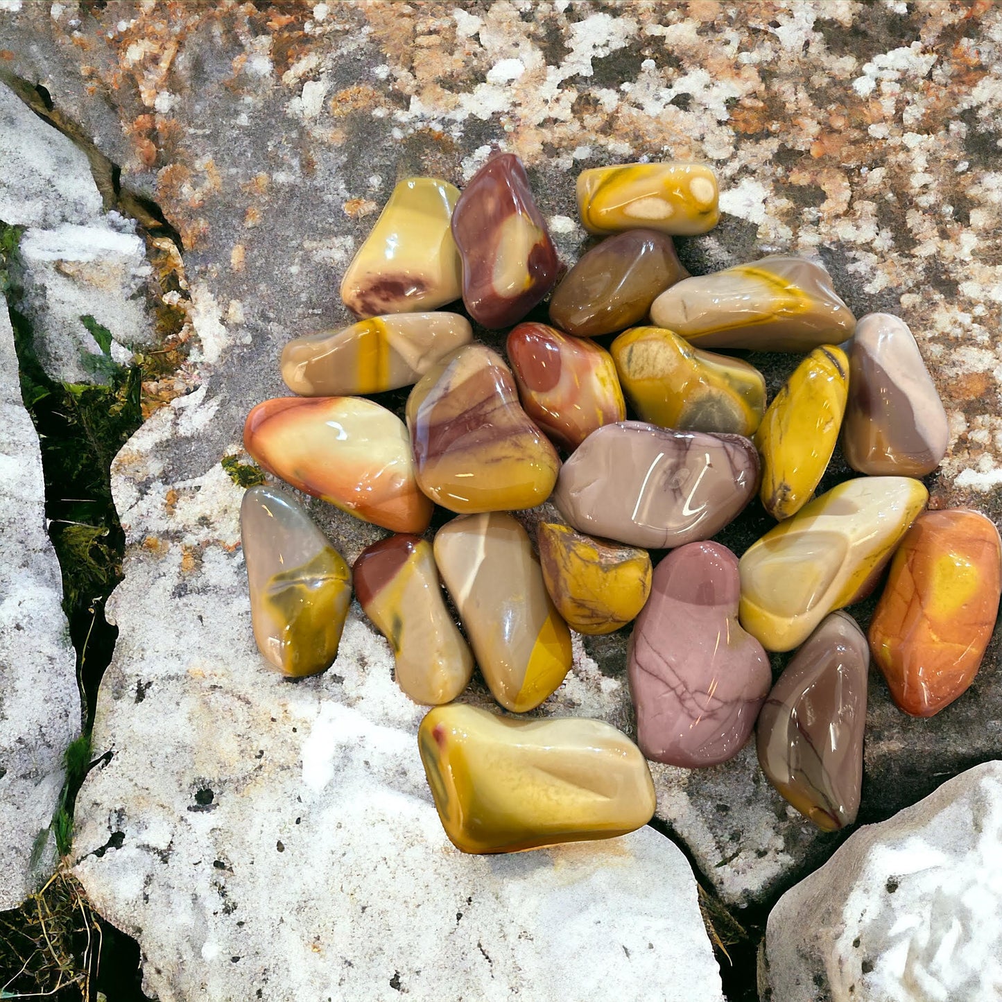 Mochaite Jasper Tumbled Stone