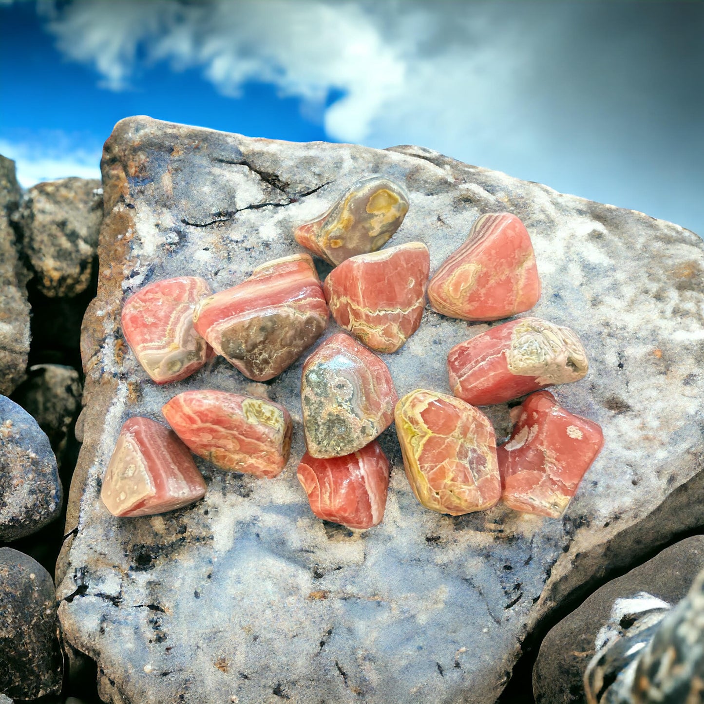 Rhodocrosite Tumbled Stone